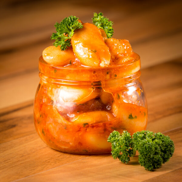 Bohnen in Tomatensauce