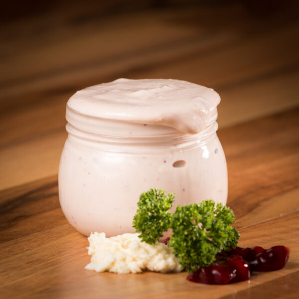 Preiselbeere Kren Dip